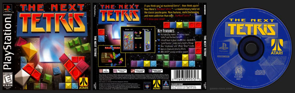 PSX PlayStation The Next Tetris Black Label Retail Release