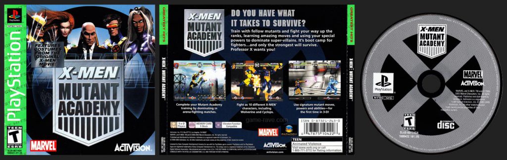 PSX X-Men Mutant Academy Greatest Hits