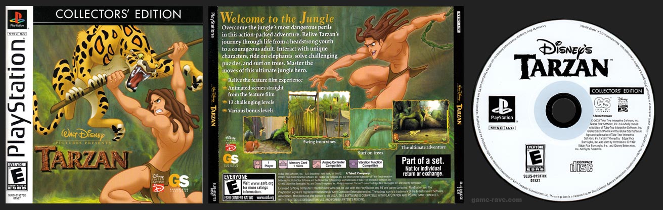 PSX Tarzan Collector's Edition