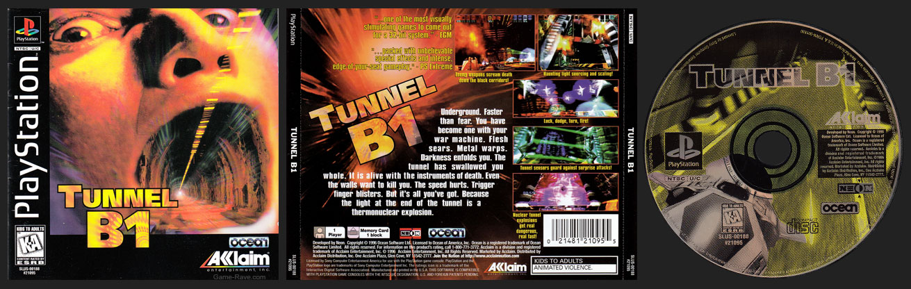 PSX PlayStation Tunnel B1 Black Label Retail Release
