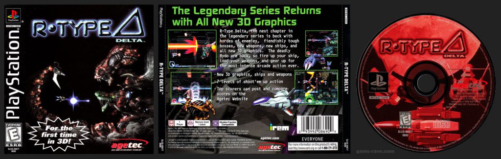 R-Type Delta - game-rave.com - Every PlayStation Game