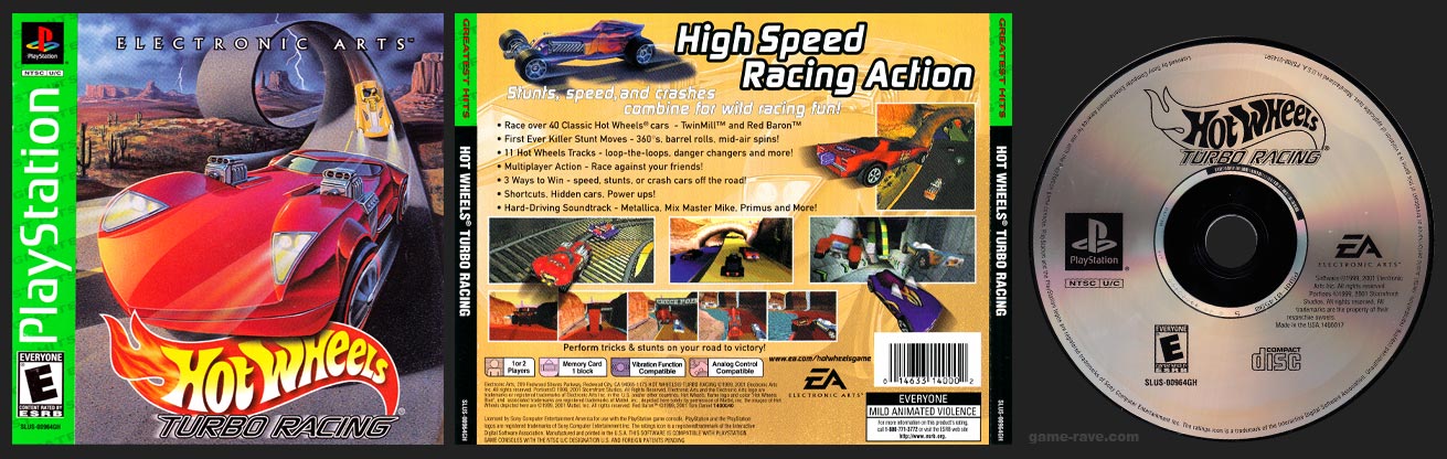 PlayStation Hot Wheels Turbo Racing 