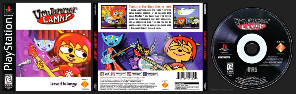 PSX PlayStation Un Jammer Lammy Black Label Retail Release