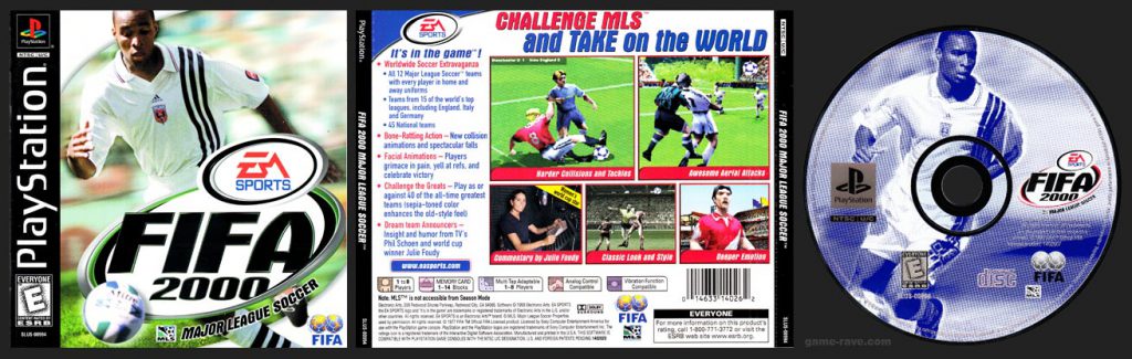 PSX PlayStation FIFA 2000 Black Label Retail Release