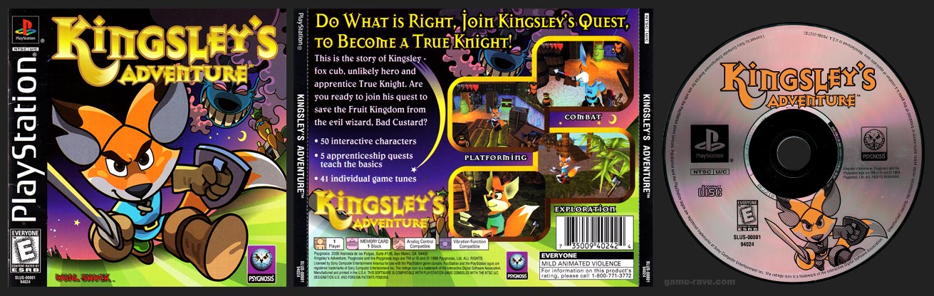 PlayStation Kingsley's Adventure