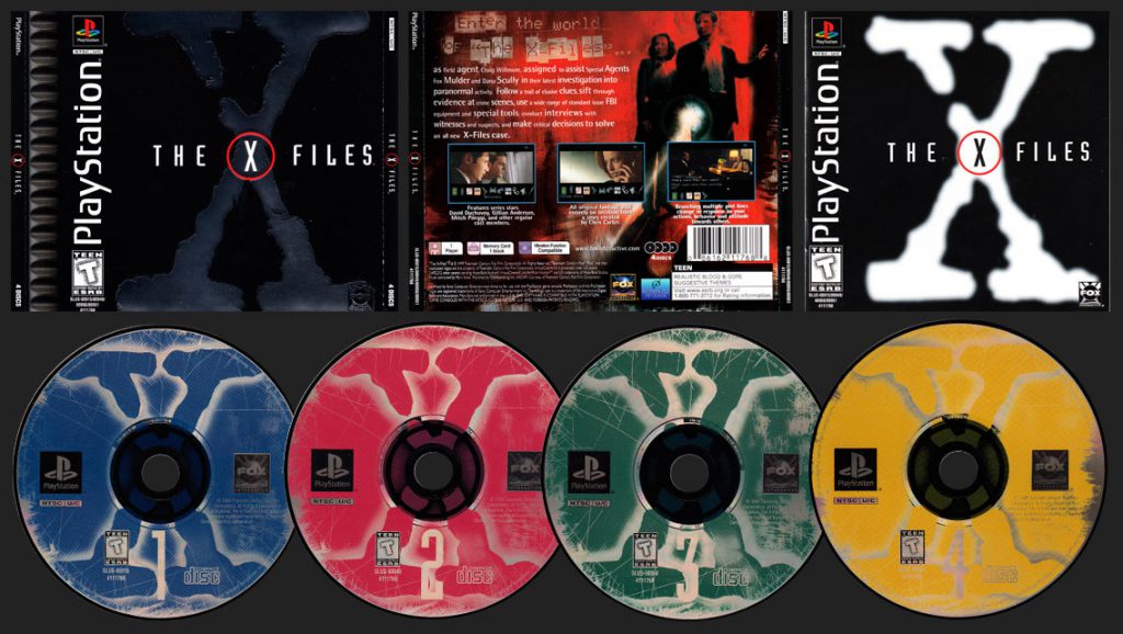 PSX PlayStation The X-Files Retail Black Label Release