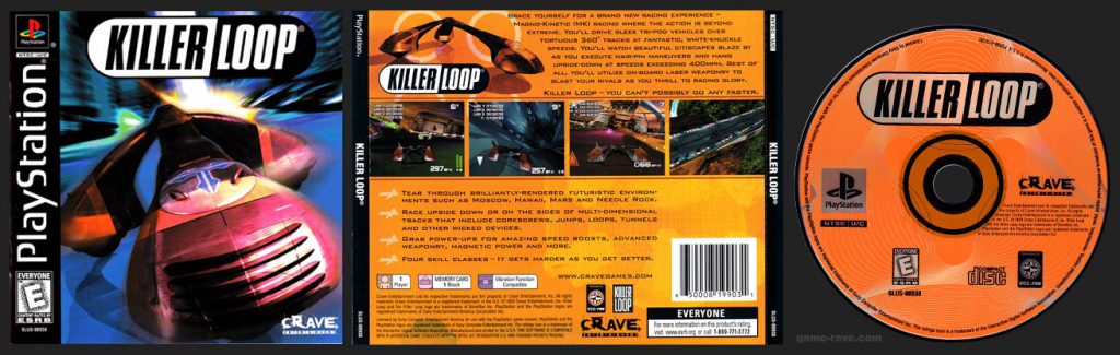 PSX PlayStation Killer Loop Black Label Retail Release
