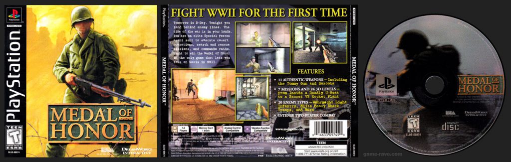 PSX PlayStation Medal of Honor Black Label Retail Release