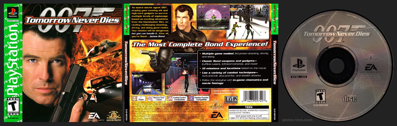 PSX PSX: 007: Tomorrow Never Dies Greatest Hits