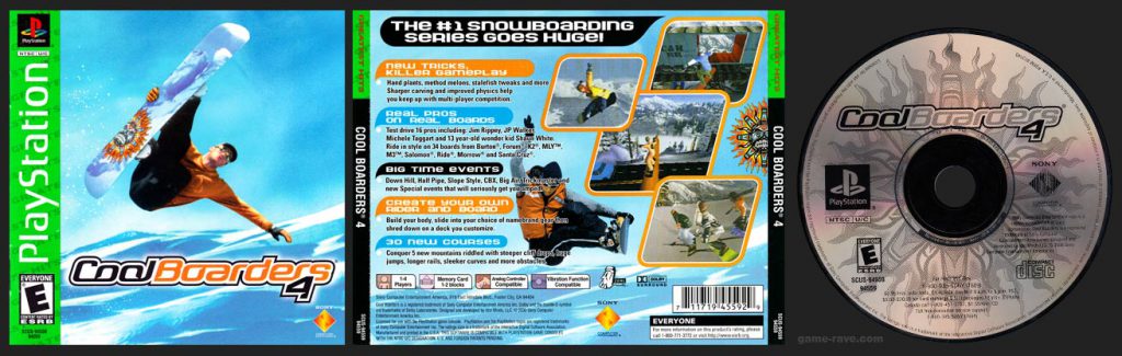 PSX PlayStation Cool Boarders 4