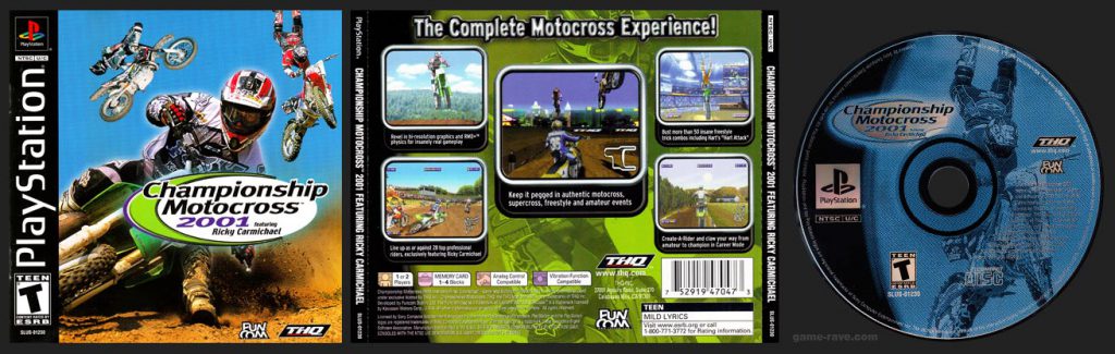 PSX PlayStation Championship Motocross 2001 Featuring Ricky Carmichael