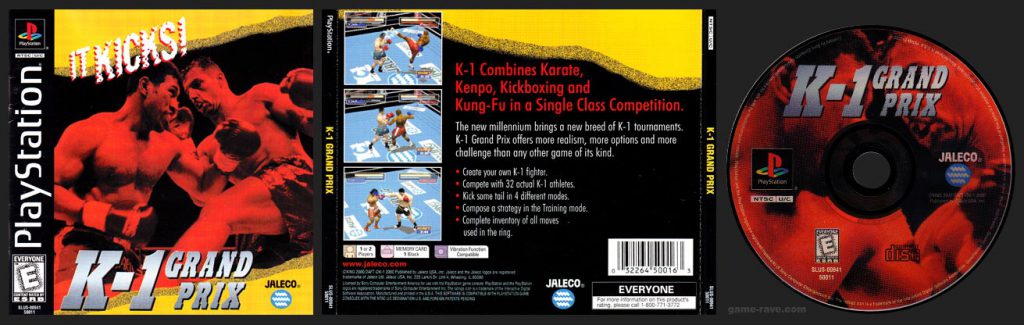 PSX PlayStation K-1 Grand Prix Black Label Retail Release