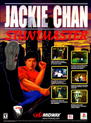 PlayStation SX Ad Jackie Chan Stuntmaster 1-Page Magazine Ad
