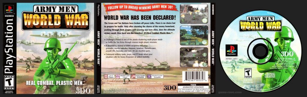 PSX PlayStation Army Men: World War