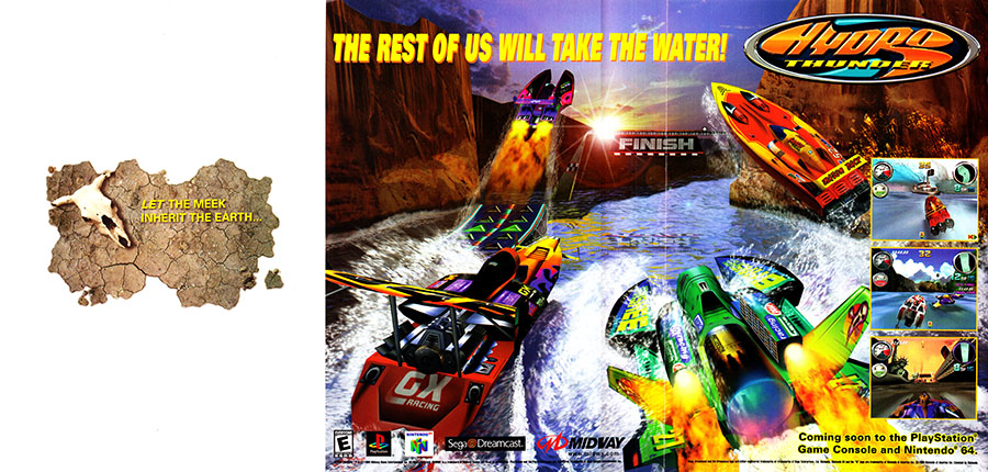 PSX Magazine Ad Hydro Thunder 3-Page Web