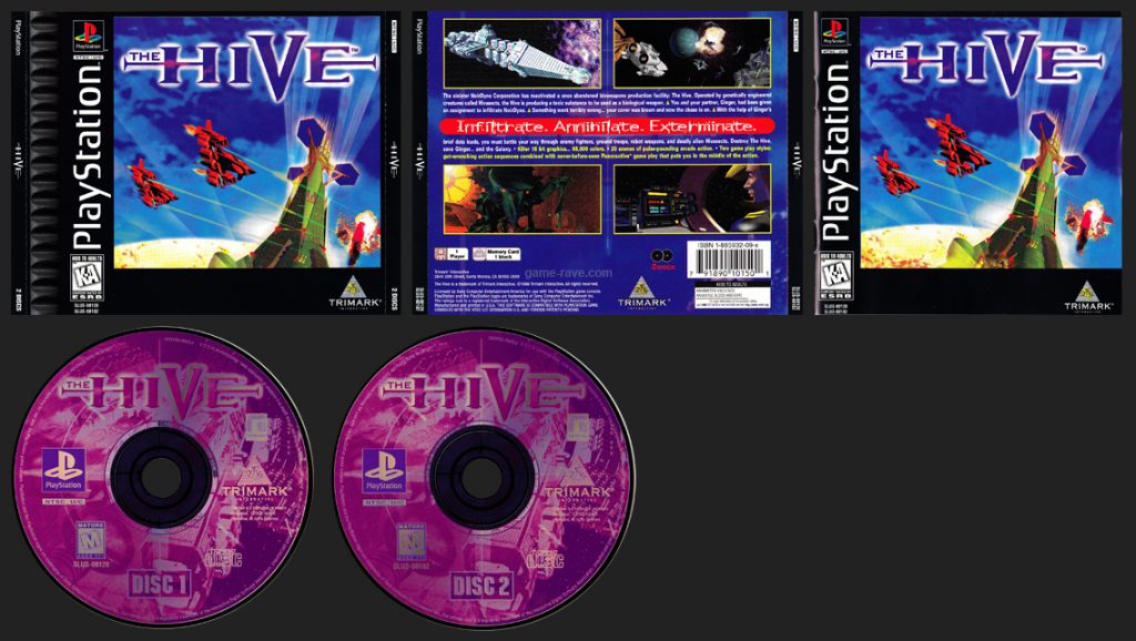 PlayStation The Hive Black Label Double Jewel Case Retail Release