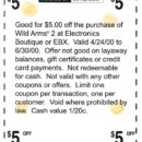 PSX Demo Wild Arms 2 EB Coupon Back Web