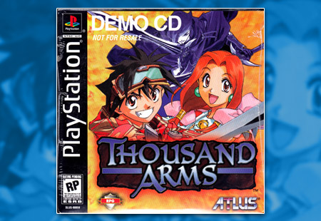 PlayStation Thousand Arms Demo CD
