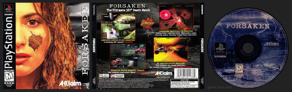 PSX PlayStation Forsaken Black Label Retail Release