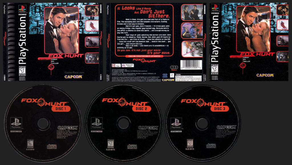 PSX PlayStation Fox Hunt Black Label Retail Release