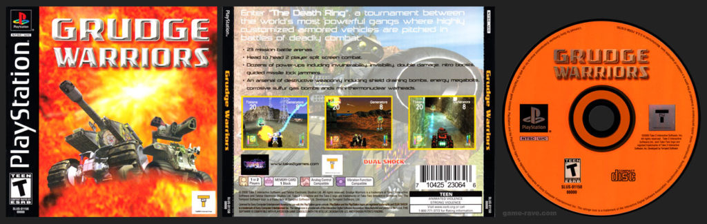 PSX PlayStation Grudge Warriors Black Label Retail Release
