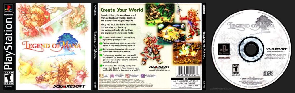 Legend of Mana - game-rave.com - PlayStation Role Playing Games