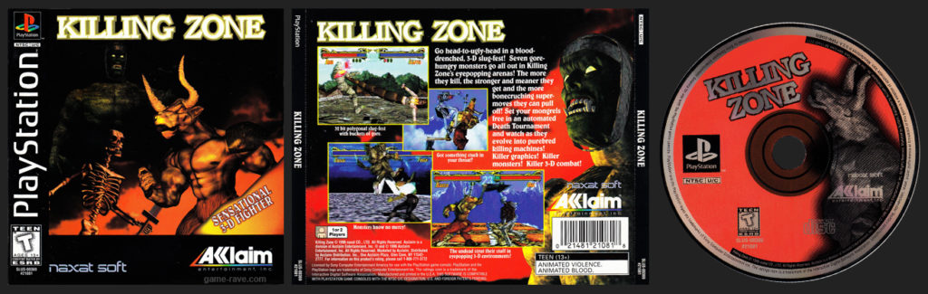 PSX PlayStation Killing Zone Black Label Retail Release