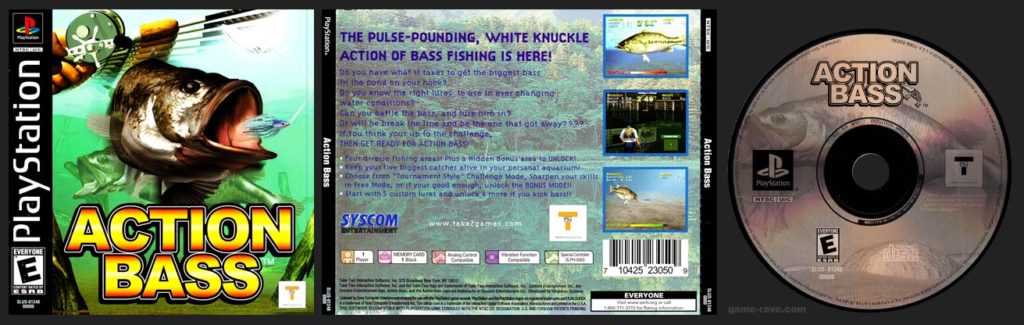 PSX PlayStation Action Bass Jewel Case Release