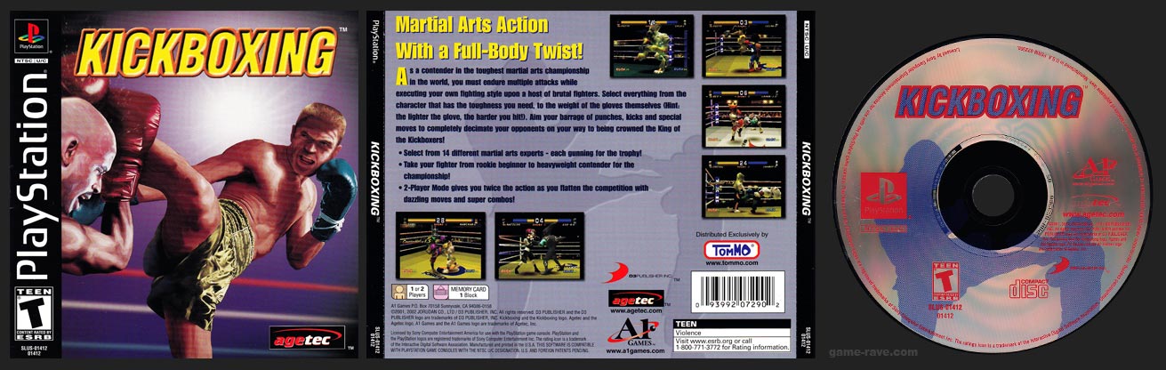 PSX PlayStation Kickboxing Black Label Retail Release