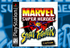PSX PlayStation Marvel Super Heroes Vs Street Fighter