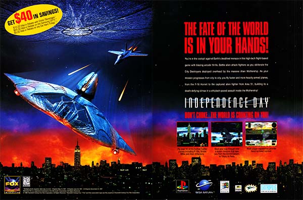 PlayStation PSX Ad Independance Day 2-Page 40 Dollar Off