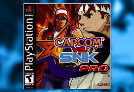 PSX PlayStation Capcom Vs. SNK Pro