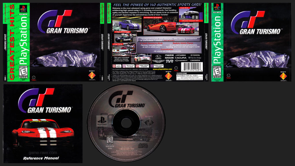 PSX PlayStation Gran Turismo Greatest Hits