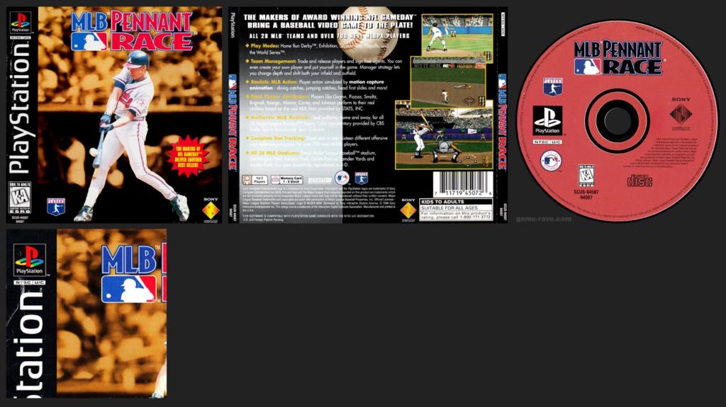 MLB Pennant Race - game-rave.com - PlayStation Baseball Games