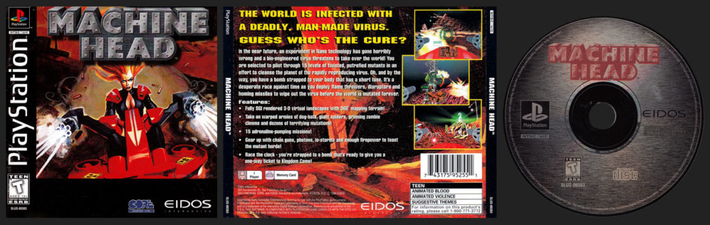 PSX PlayStation Machine Head Black Label Retail Release