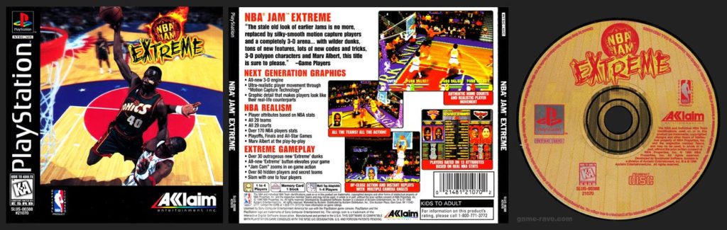 PSX PlayStation NBA Jam Extreme 2-Ring Hub Variant