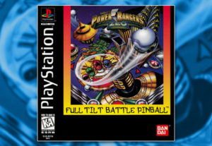PSX PlayStation Power Rangers Zeo Full Tilt Battle Pinball