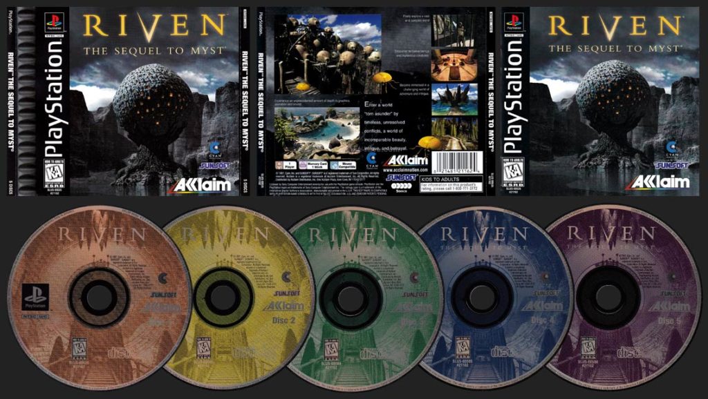 Riven The Sequel to Myst Acclaim & Sunsoft Games