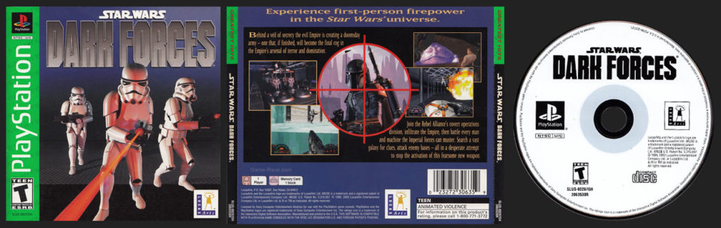 PSX PlayStation Star Wars: Dark Forces