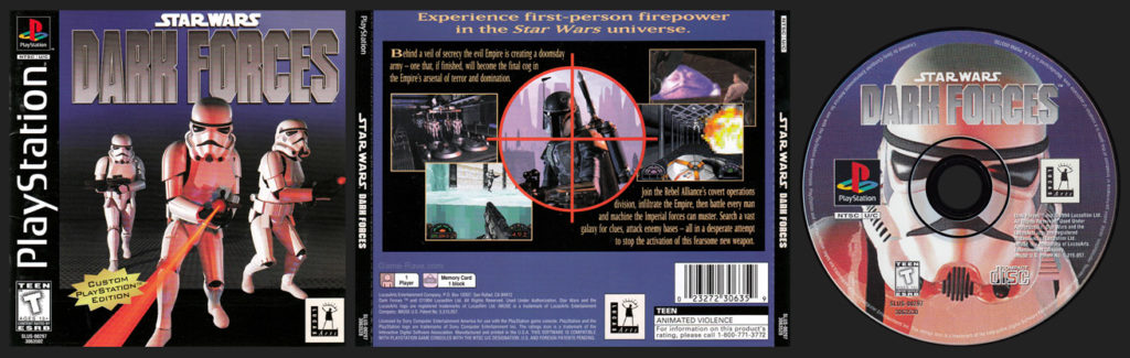 PSX PlayStation Star Wars: Dark Forces Black Label Retail Release