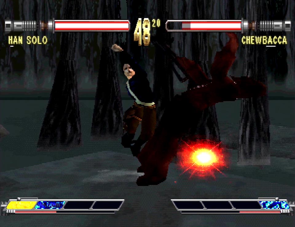 PSX Star Wars Masters of Teras Kasi Screenshot