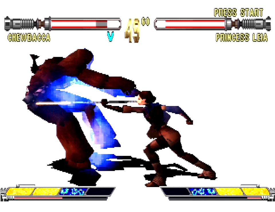 PSX Star Wars Masters of Teras Kasi Screenshot