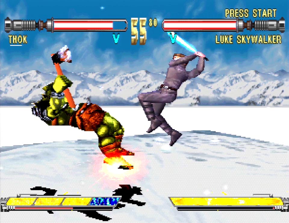 PSX Star Wars Masters of Teras Kasi Screenshot
