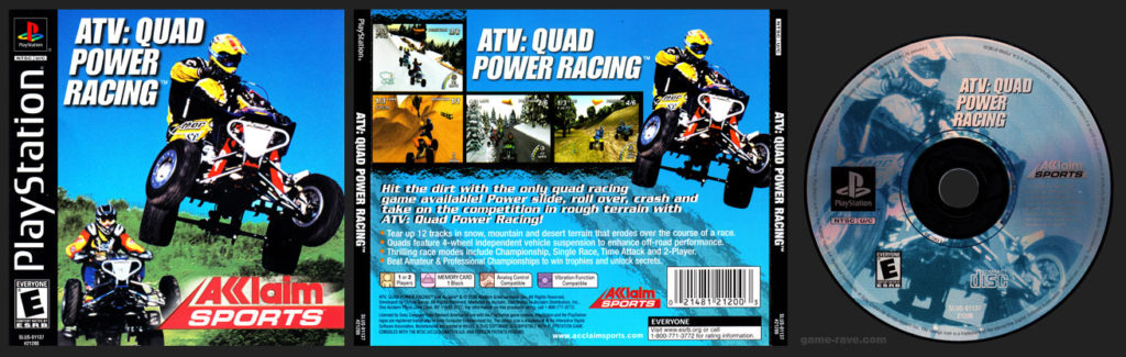 PSX PlayStation ATV: Quad Power Racing