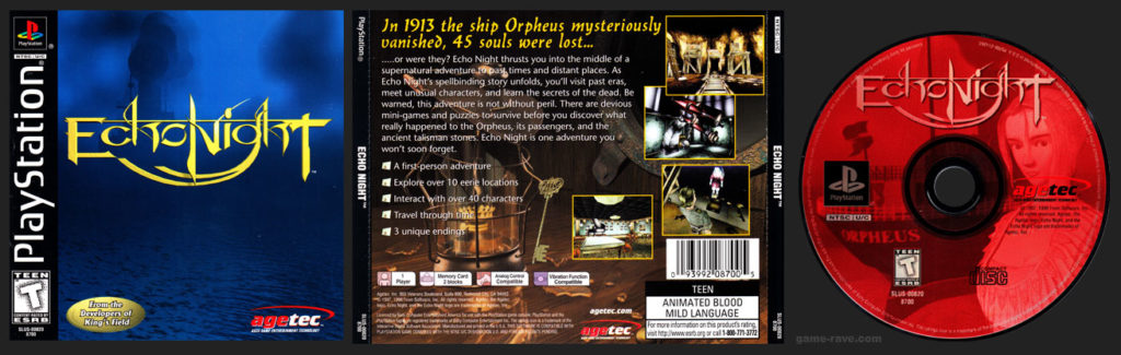 PSX PlayStation Echo Night Black Label Retail Release