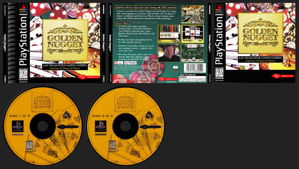 PSX PlayStation Golden Nugget Black Label Retail Release