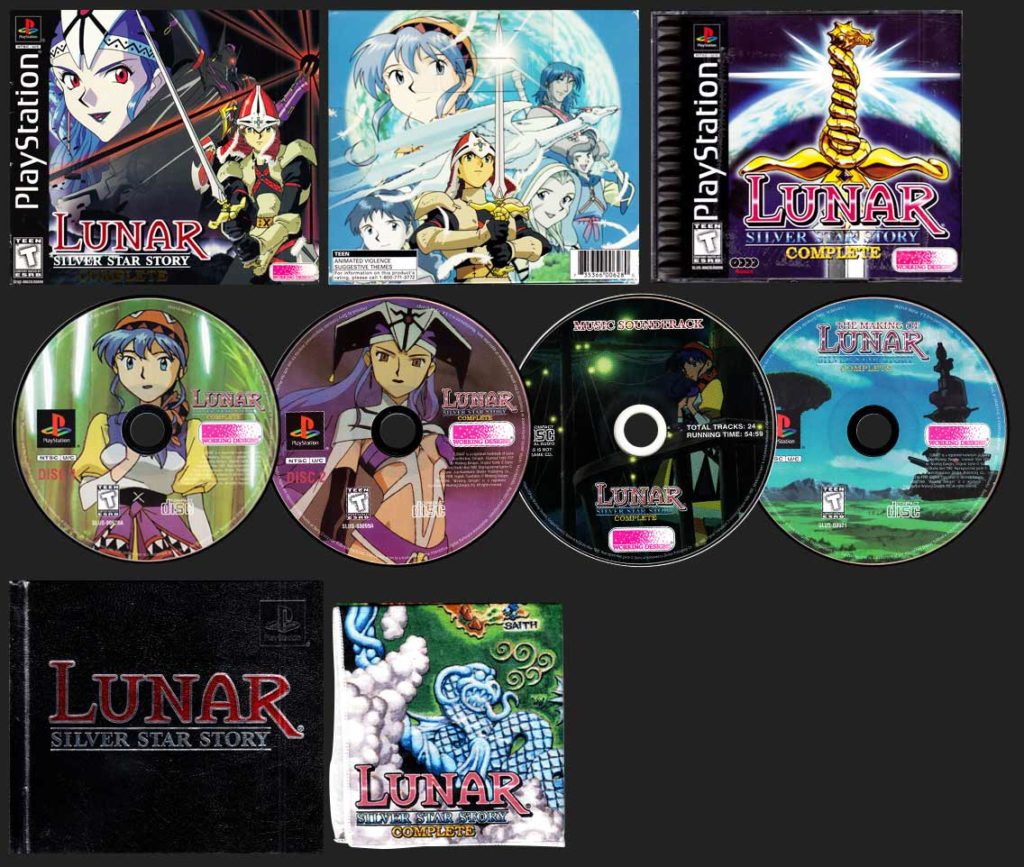 PSX PlayStation Lunar: The Silver Star Story Complete Set A