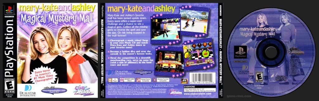 PSX PlayStation Mary-Kate and Ashley - Magical Mystery Mall Black Label Retail Release