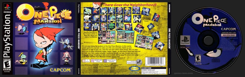 PSX PlayStation One Piece Mansion Black Label Retail Release