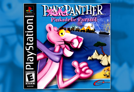 PSX PlayStation Pink Panther Pinkadelic Pursuit